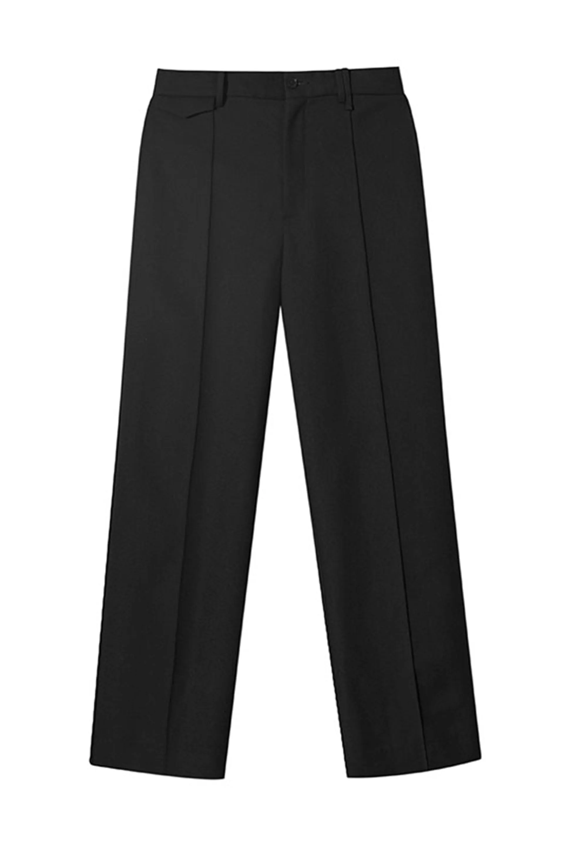 Black Wool Trousers