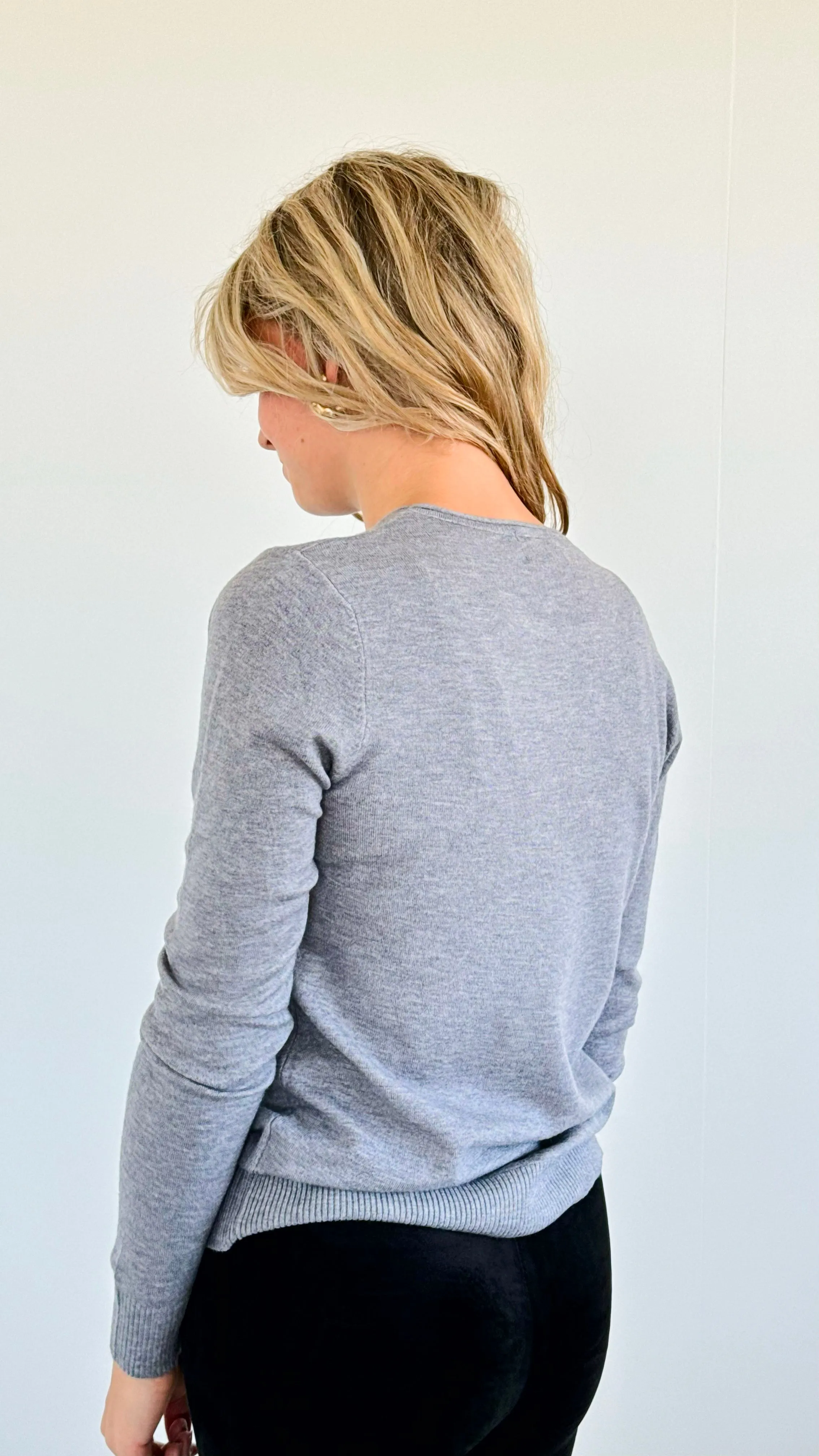 Bougie Friend Sweater- Gray