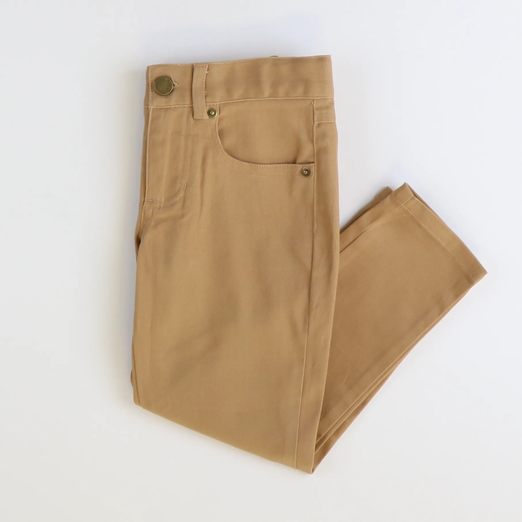 Boys Signature Twill Five Pocket Pants - Khaki