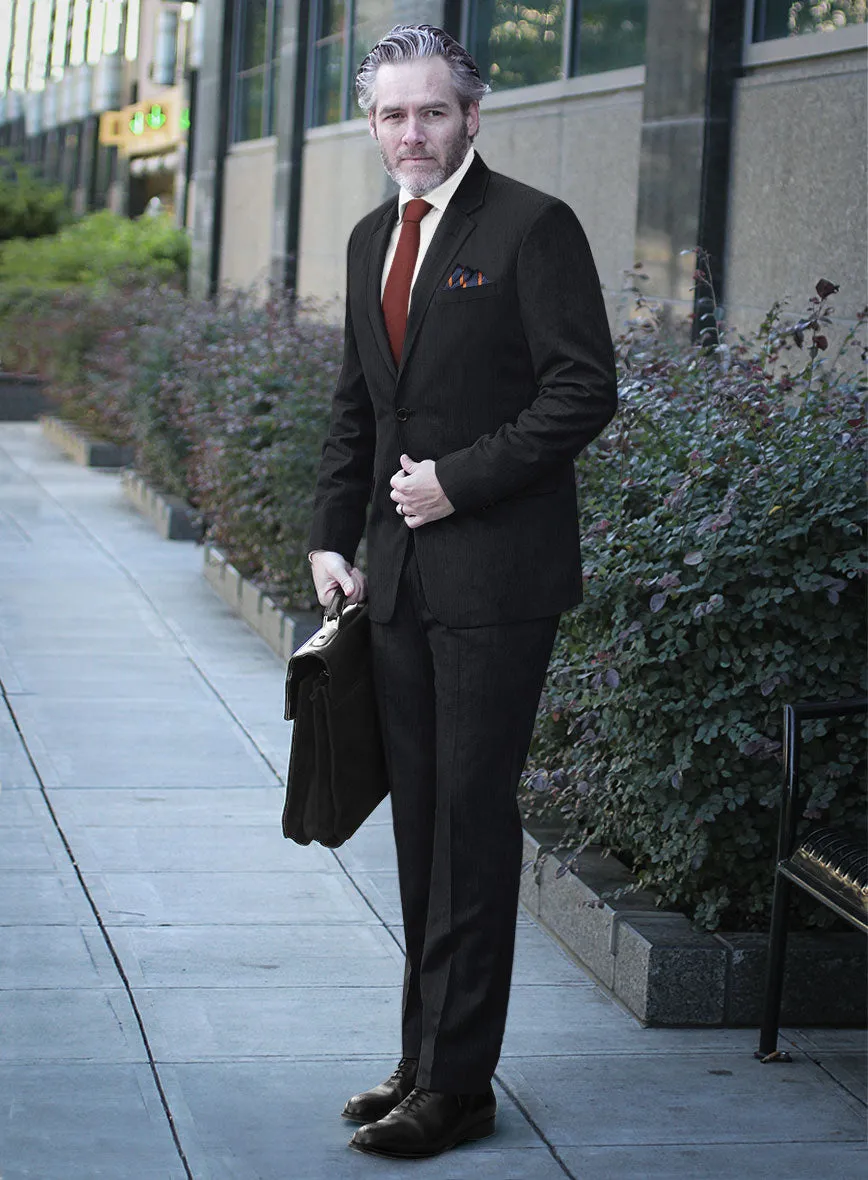 Bristol Midnight Herringbone Suit