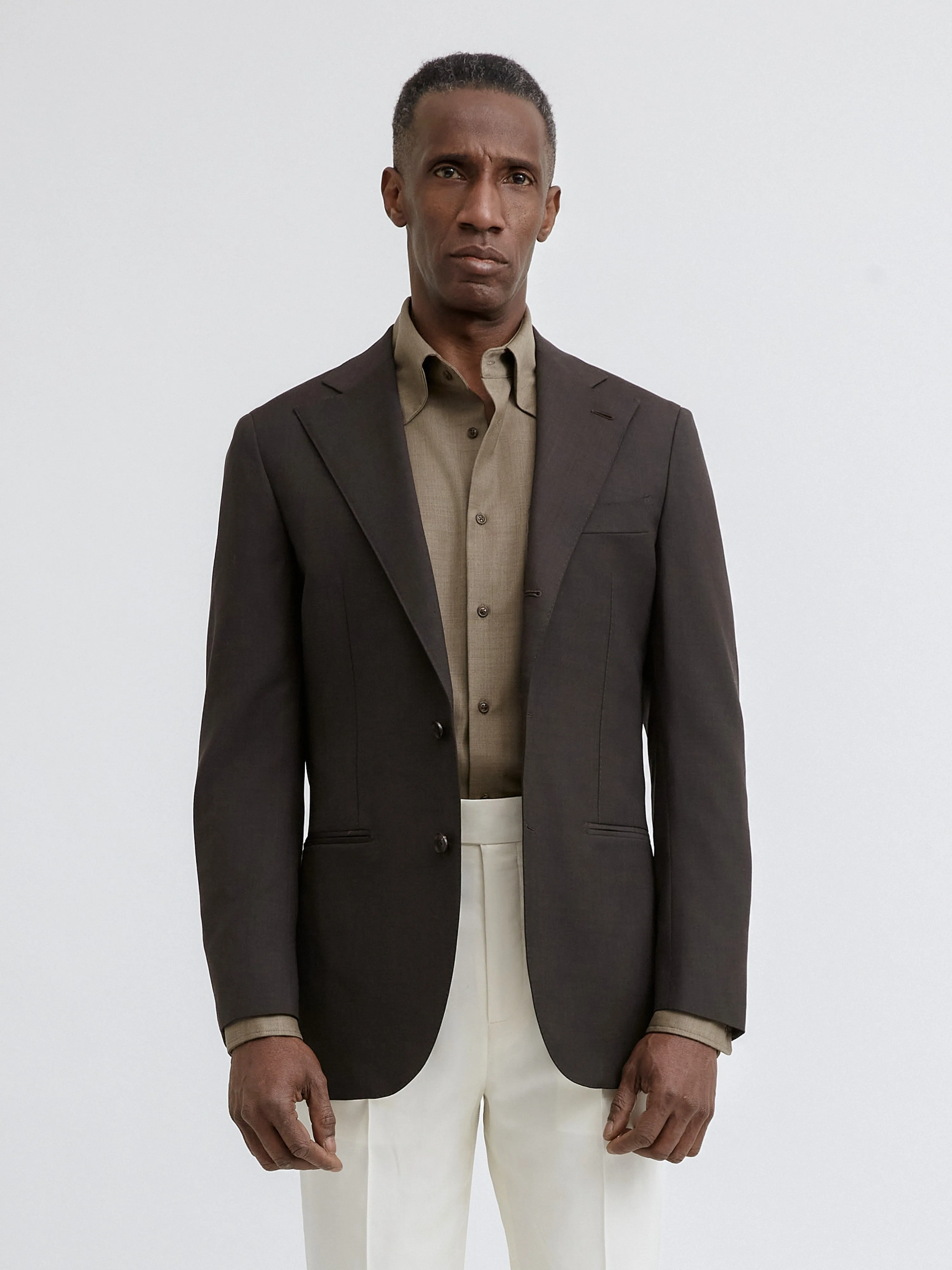 Brown S130 Wool Jacket