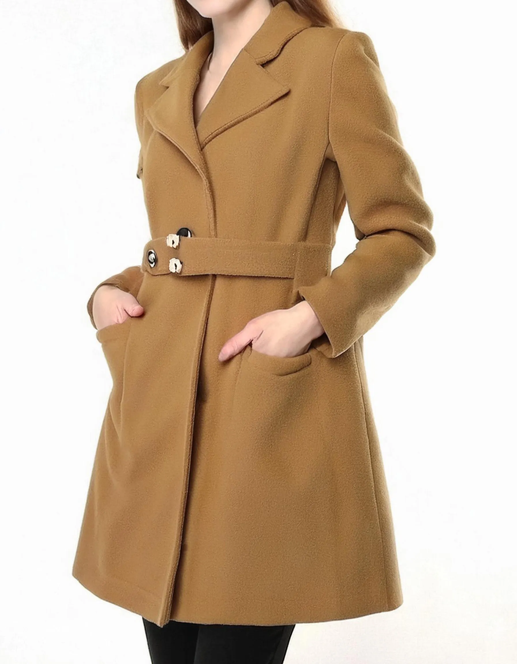 Caramel Comfort Peacoat