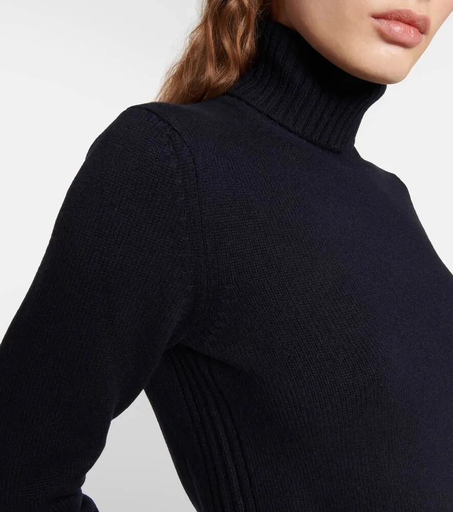 Cashmere turtleneck sweater LORO PIANA, blue