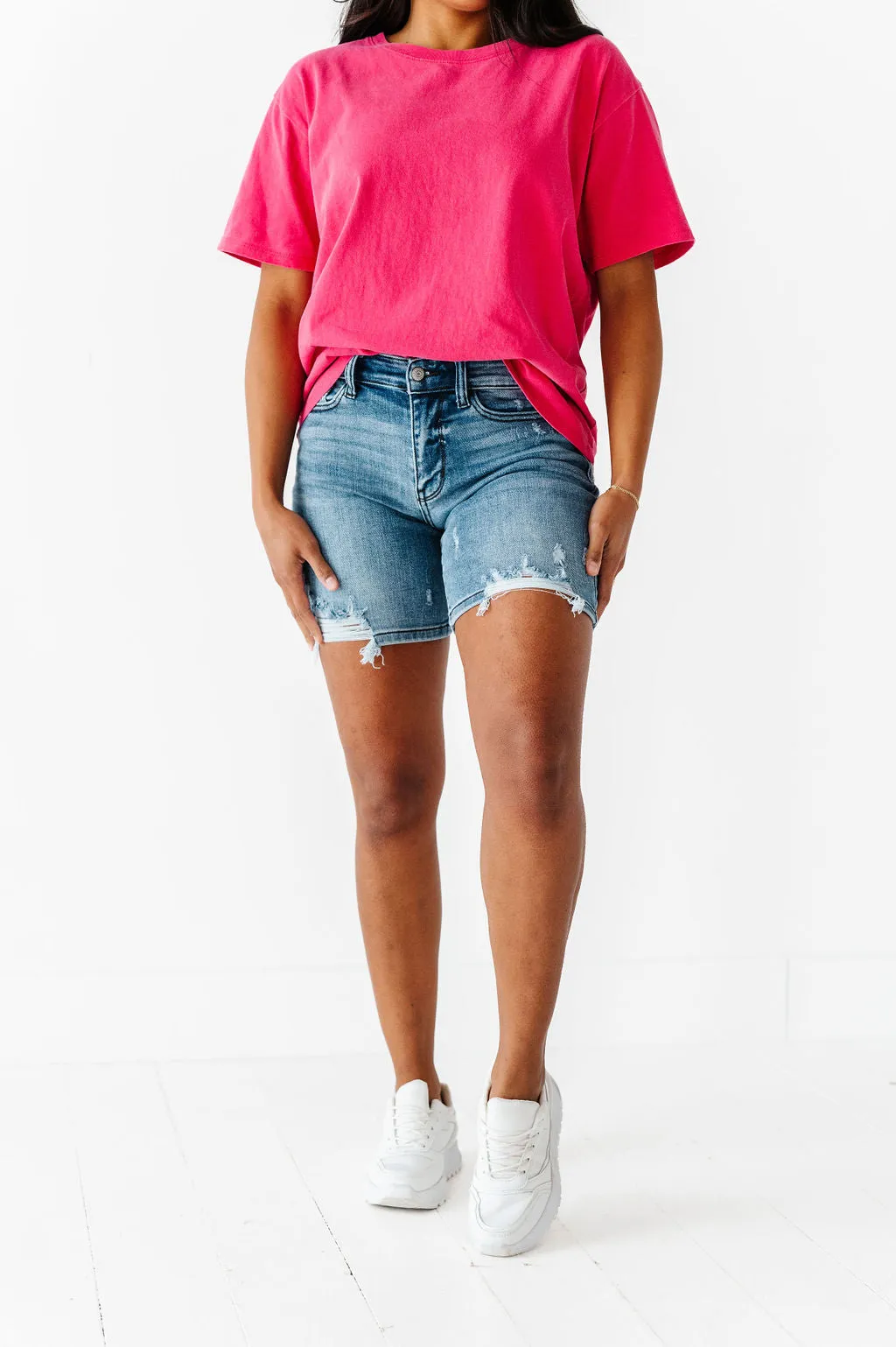 Dawson High Waisted Bermuda Shorts