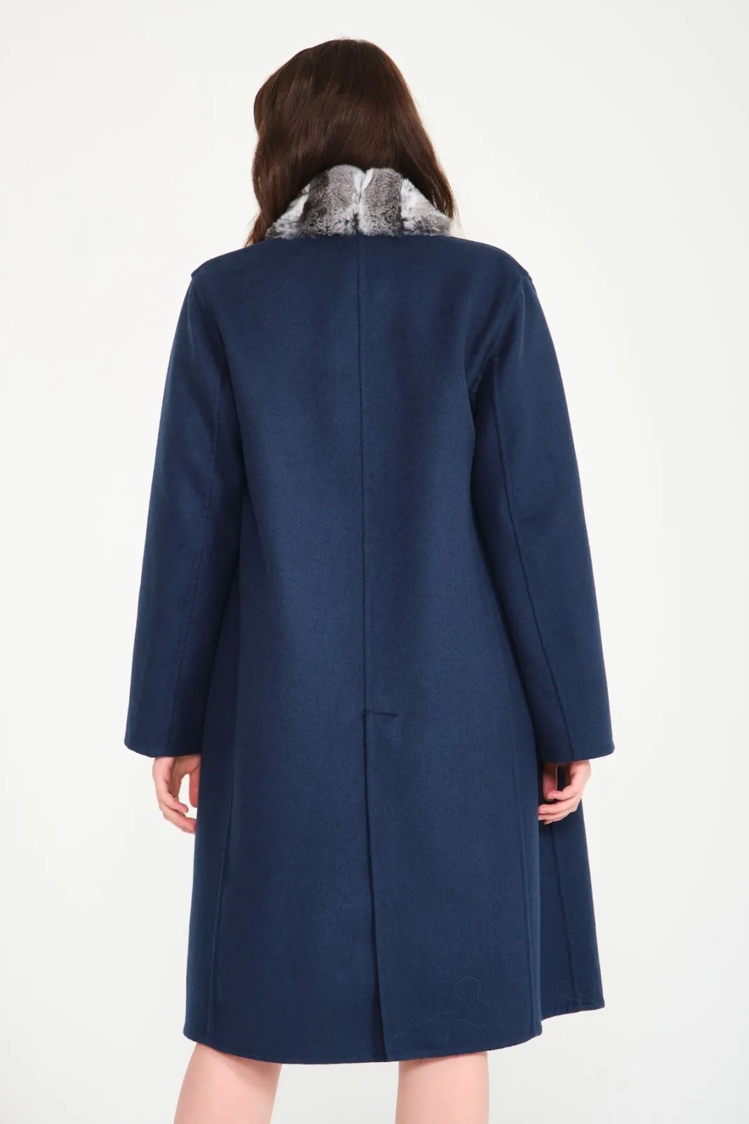 Double Face Long Cashmere and Wool Coat