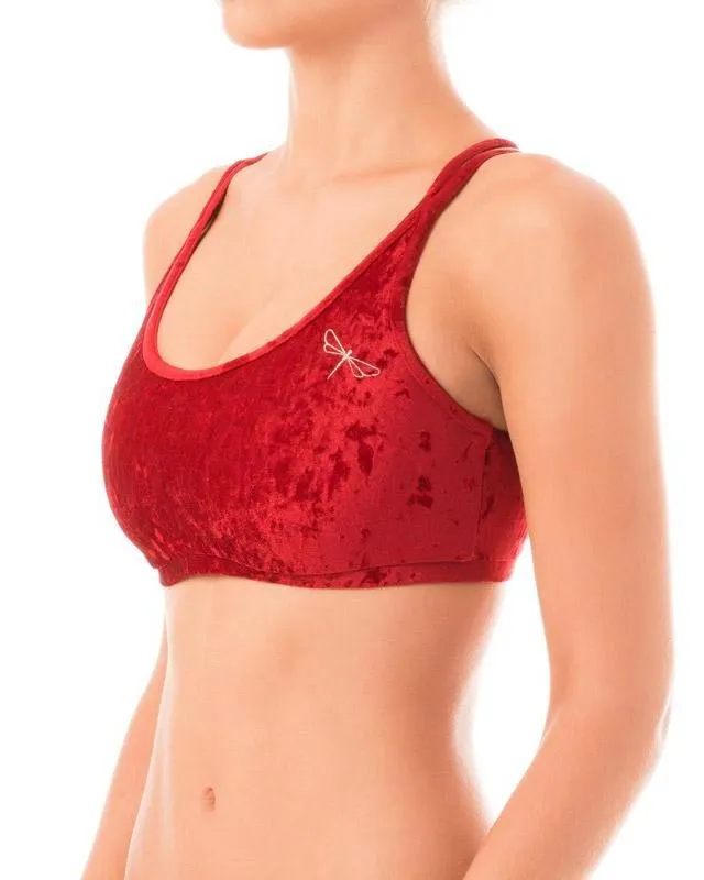 Dragonfly Nicole Top - Velvet Red