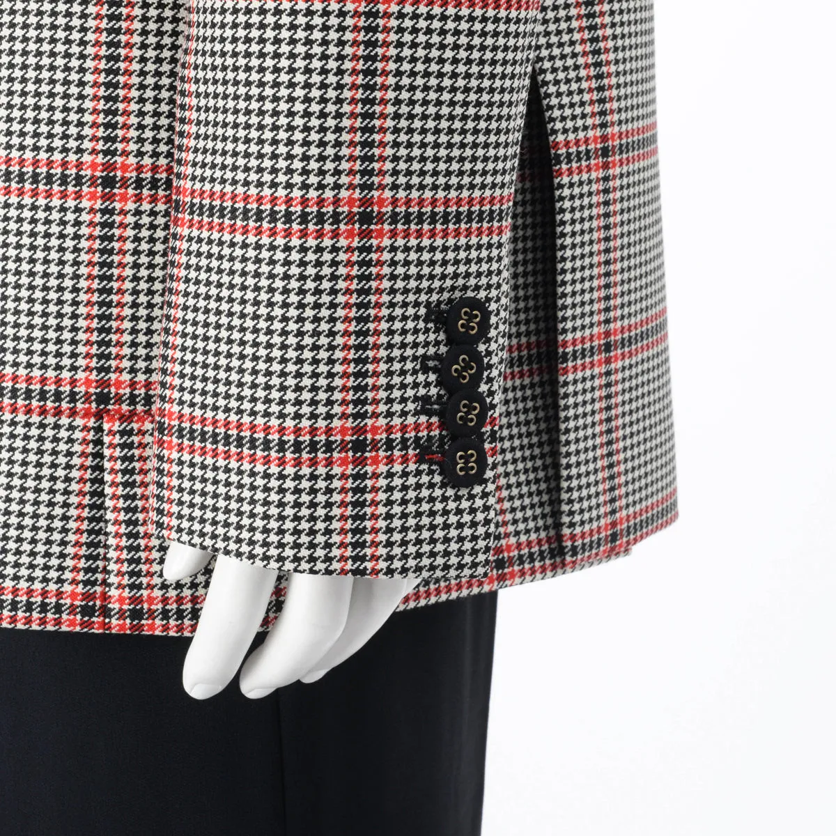 Elie Saab Check Oversize D.B. Jacket