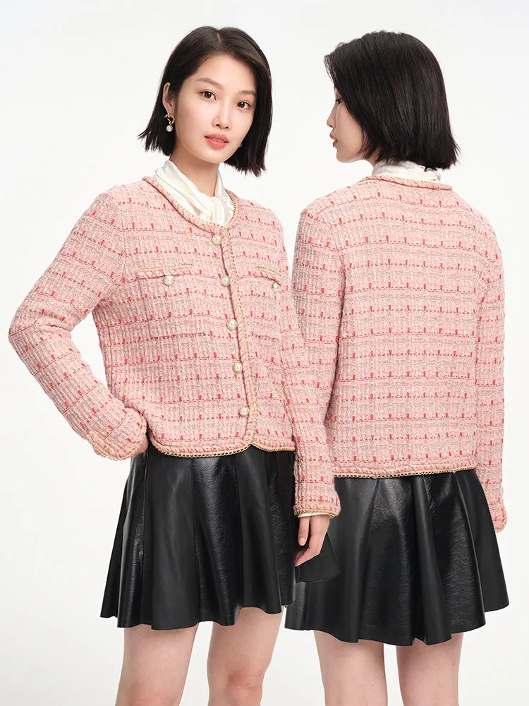 EP YAYING Tweed Spencer Jacket