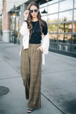 Evie Plaid Trousers