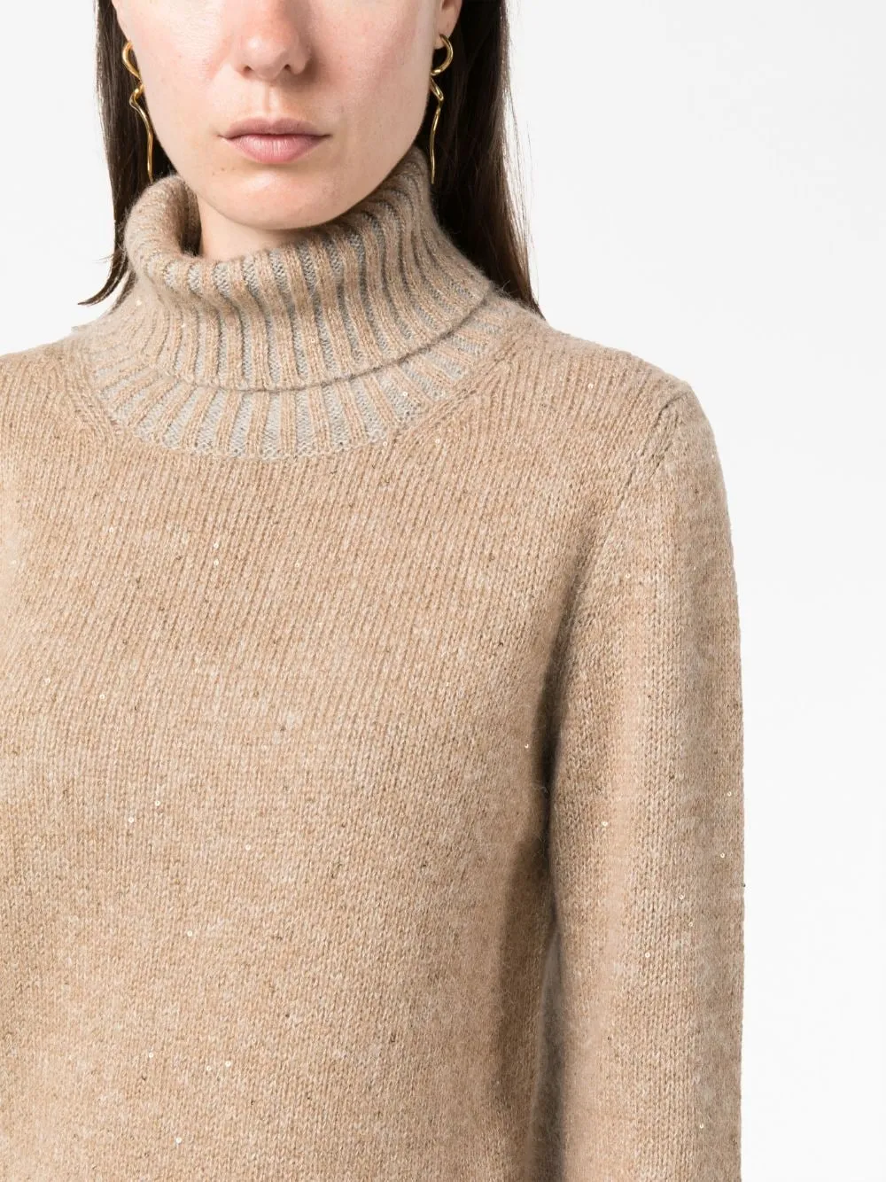 Fabiana Filippi Sweaters Camel