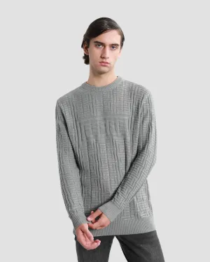 Ferre All-Over Knitted Sweater