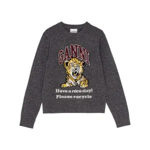 GANNI Sweaters Grey