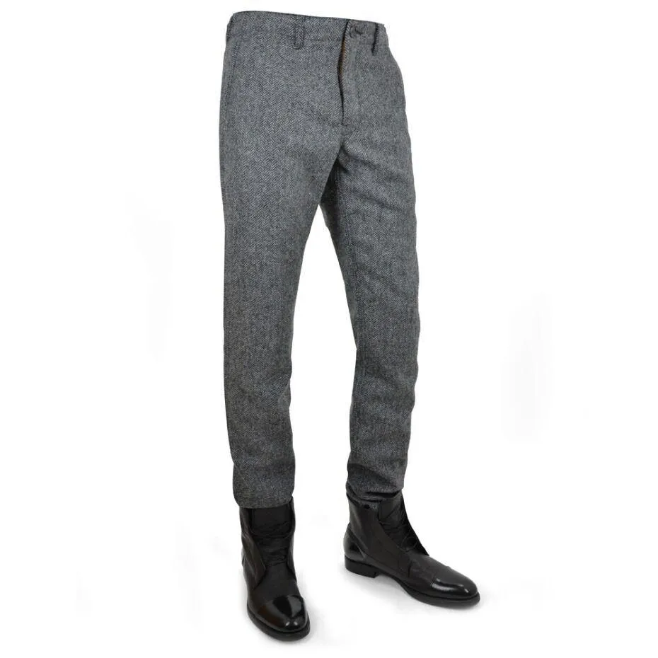 Grey Wool Trousers