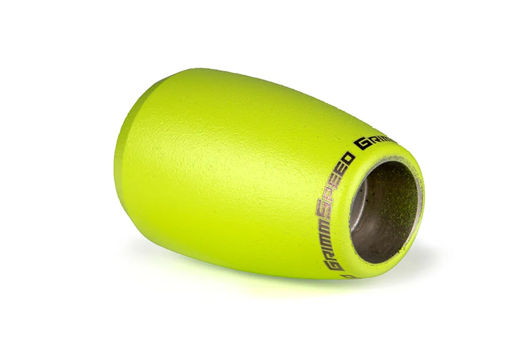 Grimmspeed Shift Knob, Stainless Steel NEON GREEN [M12x1.25]- Manual Subaru - 380004