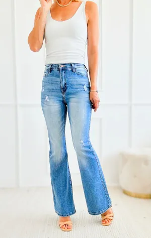 Groovy High Waisted Flare Jeans