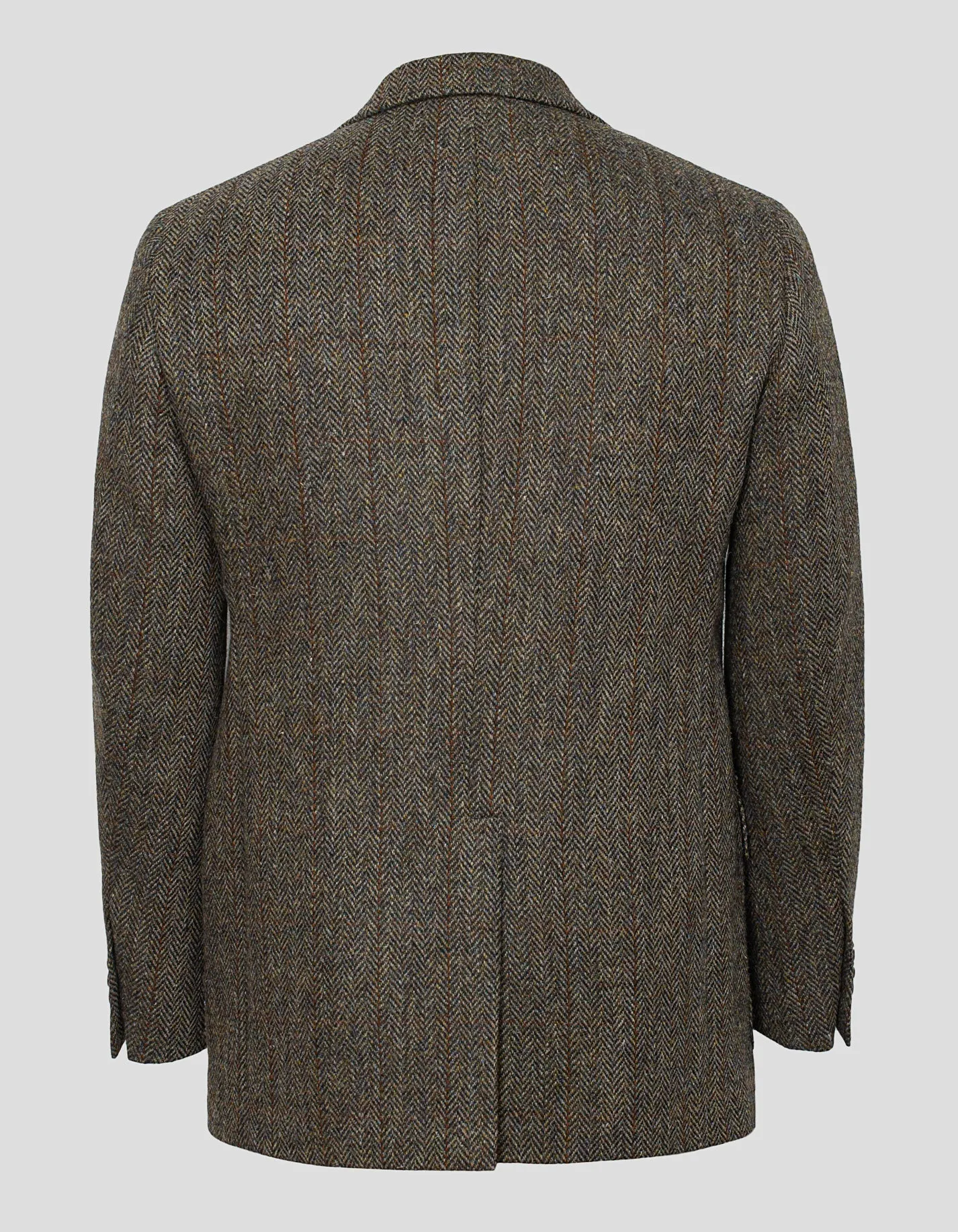 HARRIS TWEED OLIVE HERRINGBONE SPORT COAT