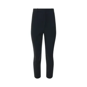 High Waisted Cigarette Trousers in Black