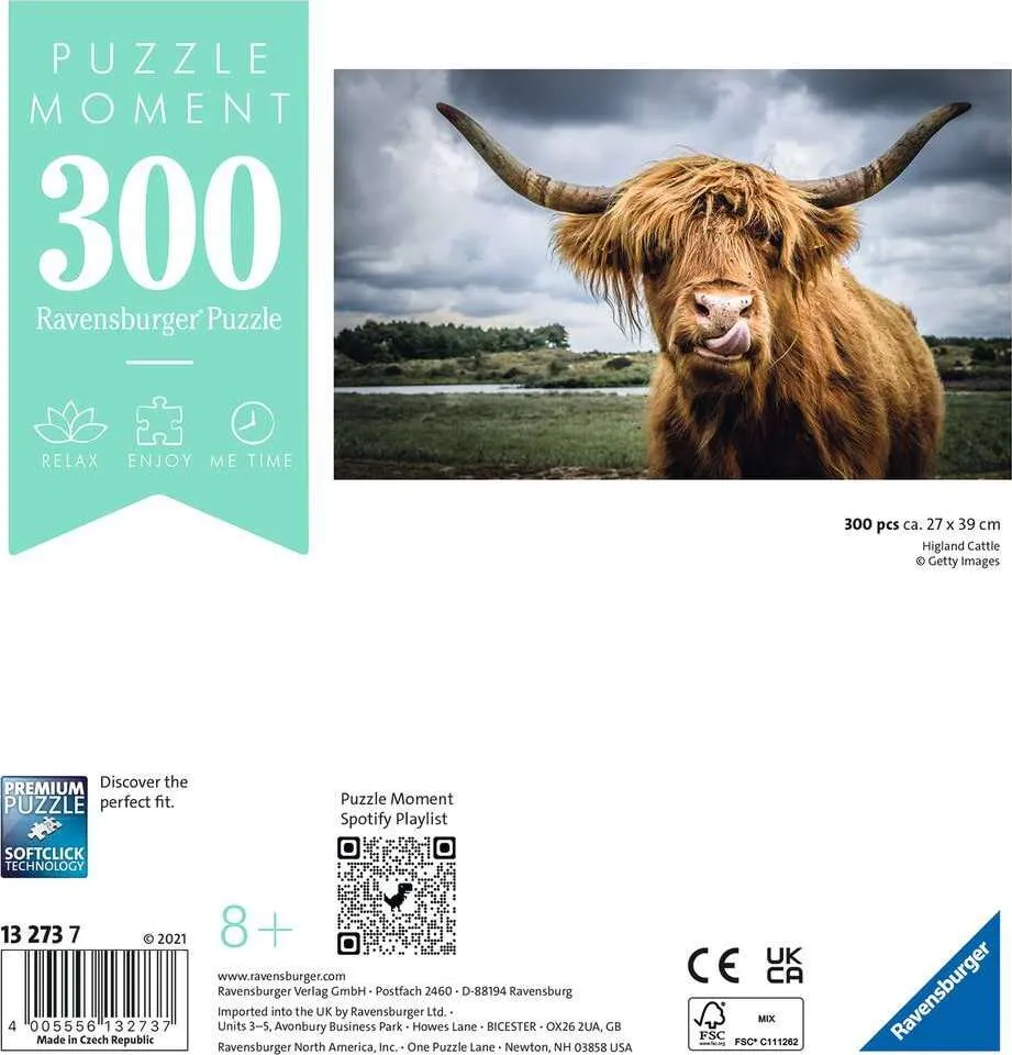 Highland Cows 300 pc Puzzle Moments Puzzle