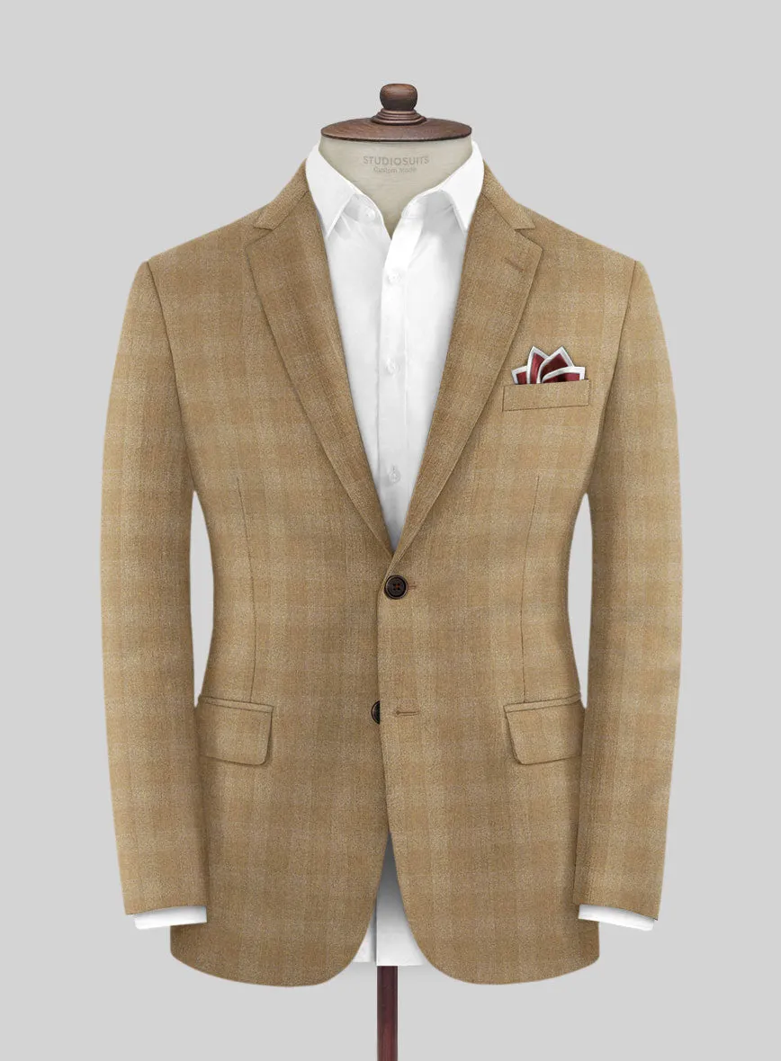 Italian Ainero Mocha Wool Suit