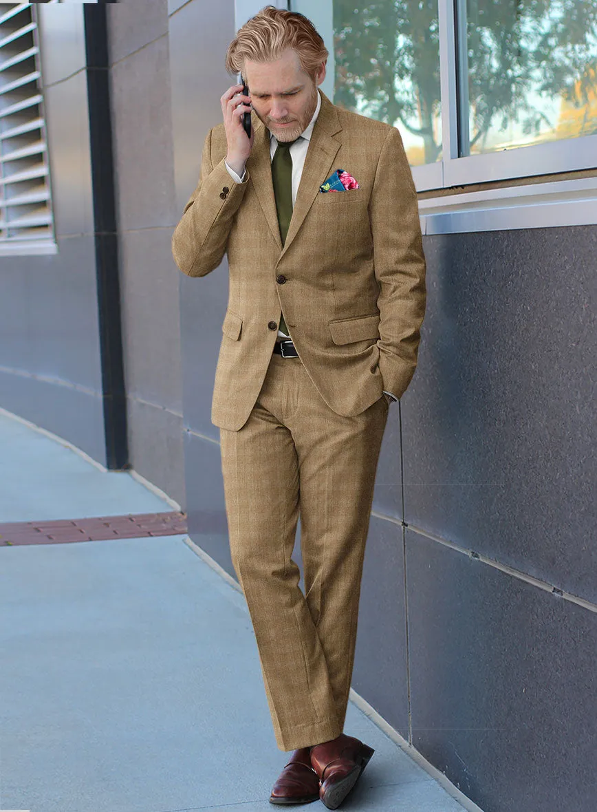 Italian Ainero Mocha Wool Suit