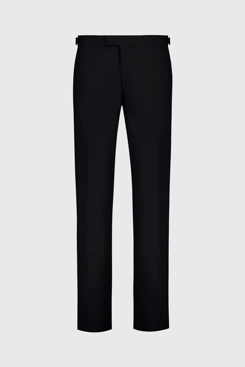 JOE BLACK FCK410 BLACK SOLIDUS TUXEDO TROUSER