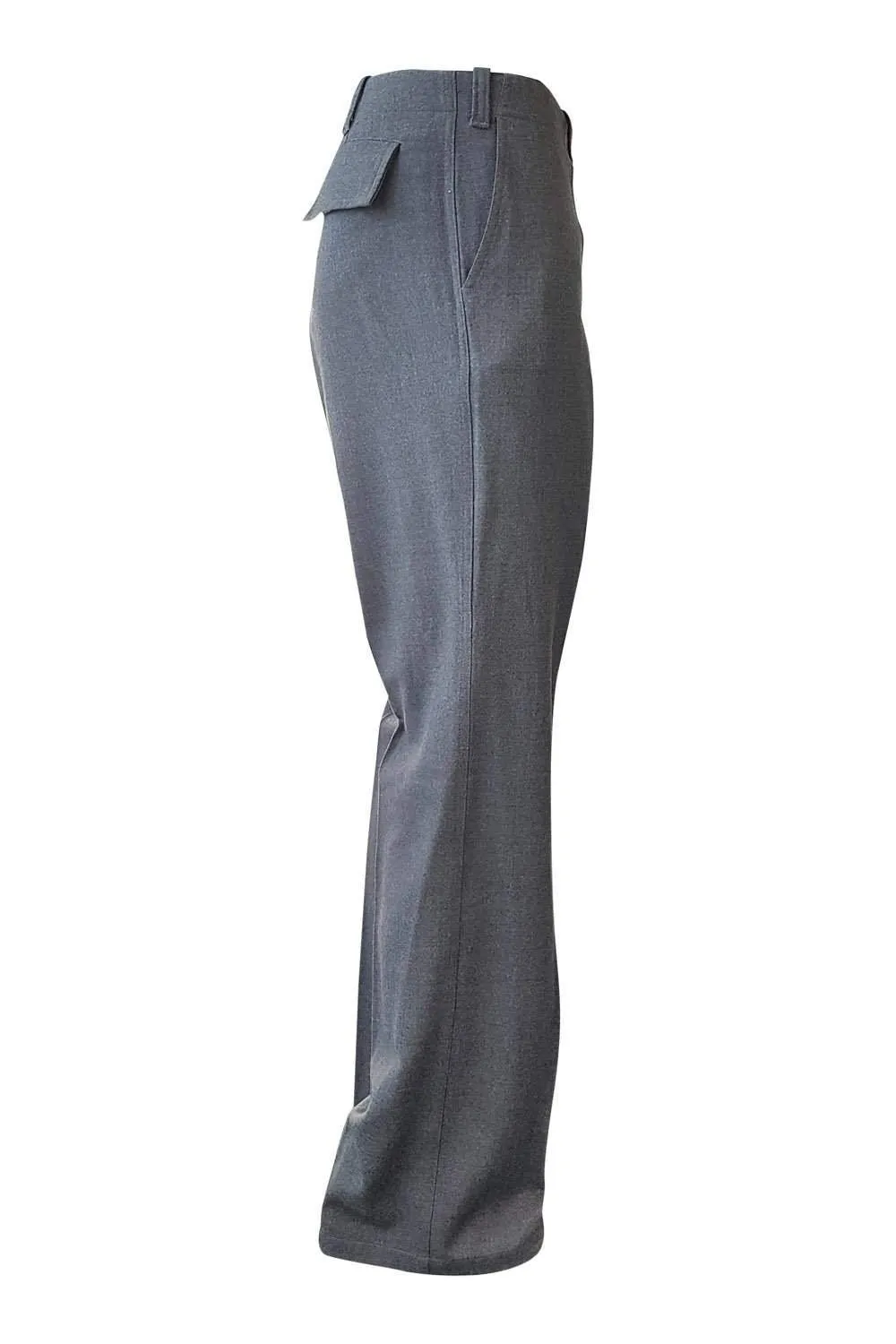 JOSEPH Men's 100% Wool Grey Work Trousers (W38 L34)