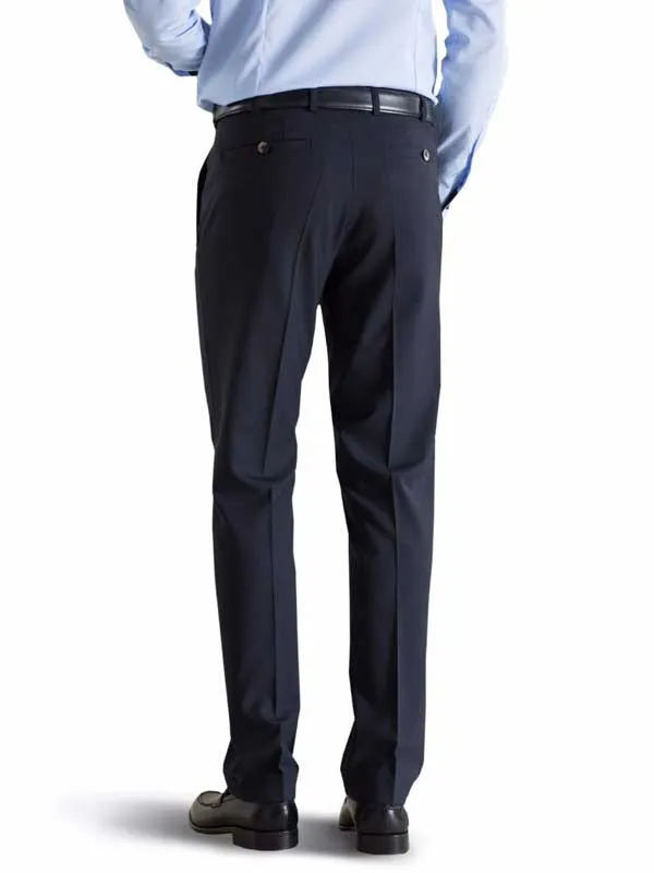 MEYER Roma Trousers - 344 Tropical Wool-Mix - Navy