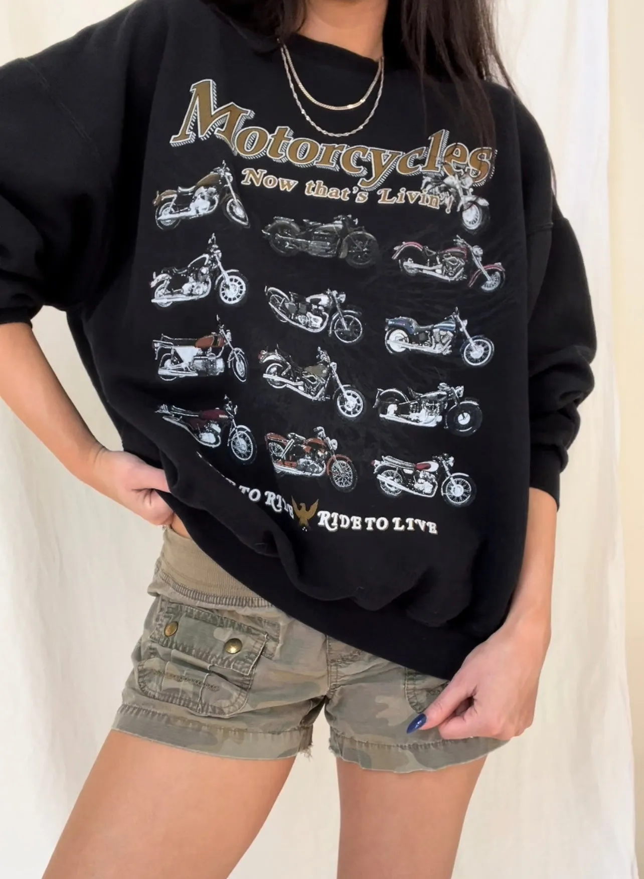 Motorcycles Pullover Sweater