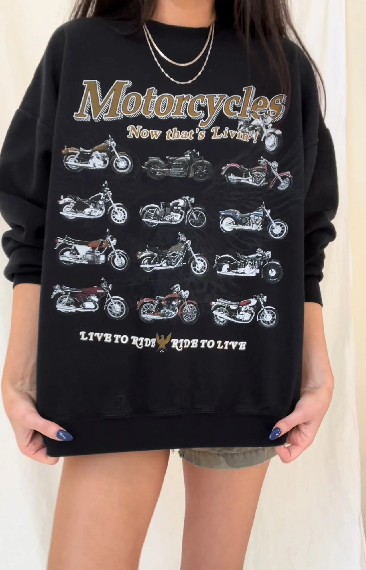 Motorcycles Pullover Sweater