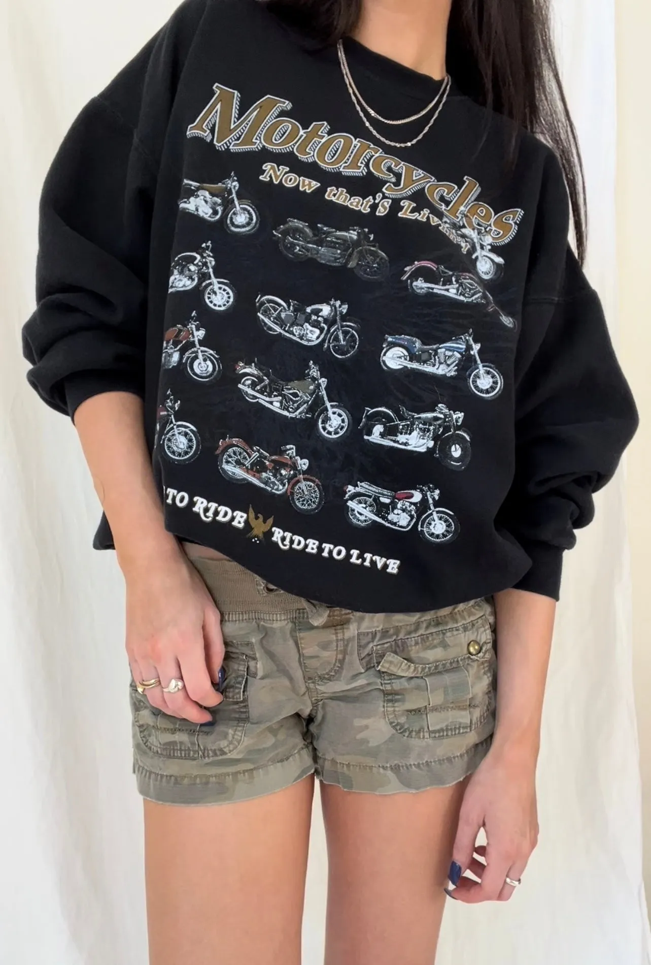 Motorcycles Pullover Sweater