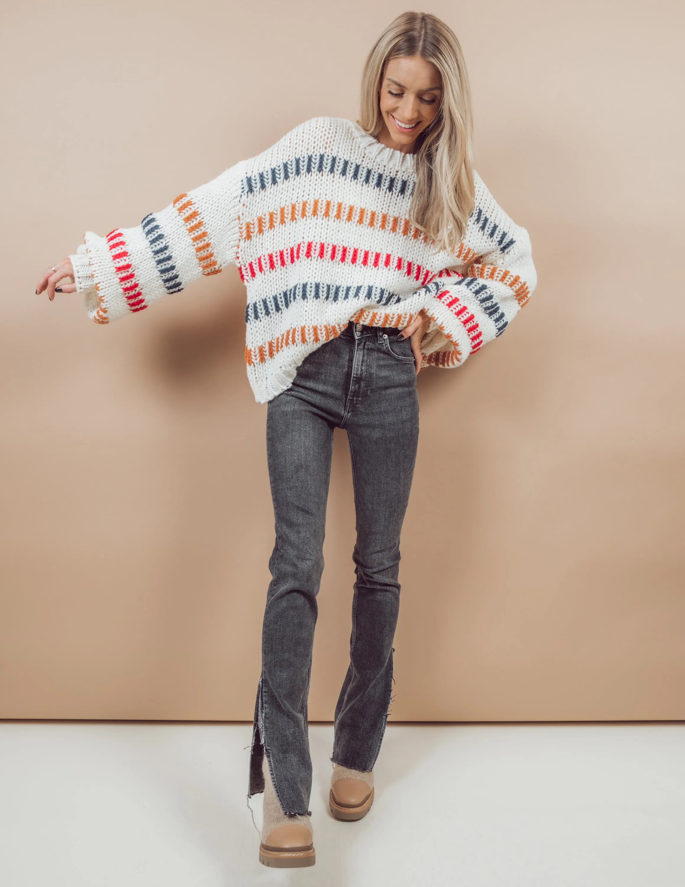 Neve Striped Sweater