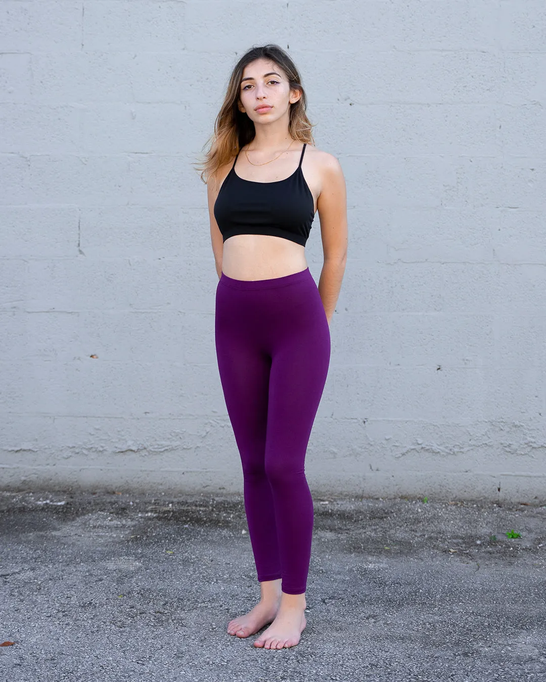 OLIVE BAMBOO LEGGINGS