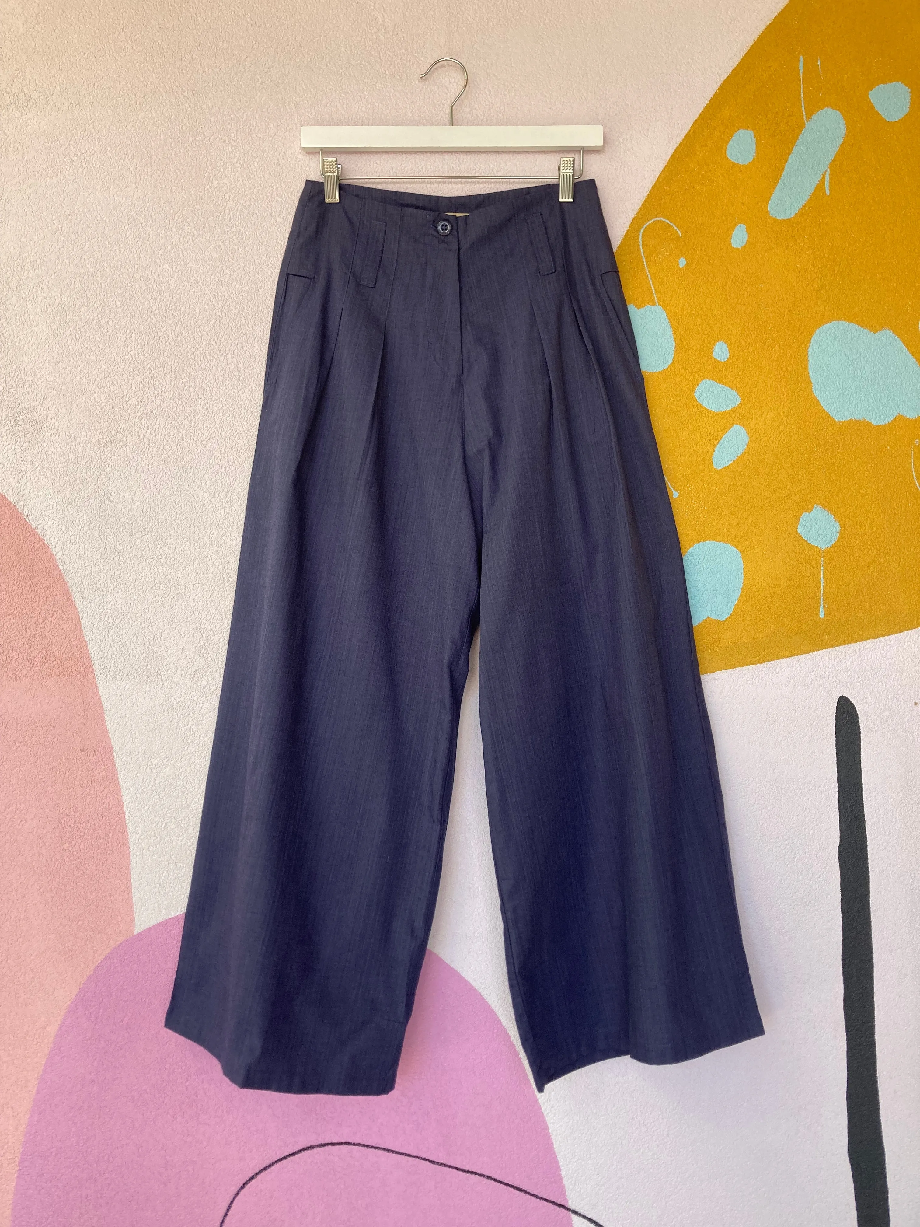 Soft Wide Pant, Blue