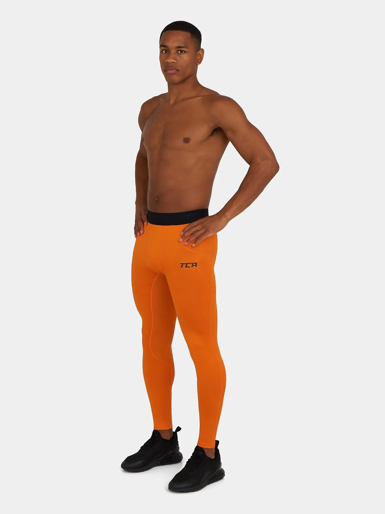 SuperThermal Compression Base Layer Tights For Men With Brushed Inner Fabric