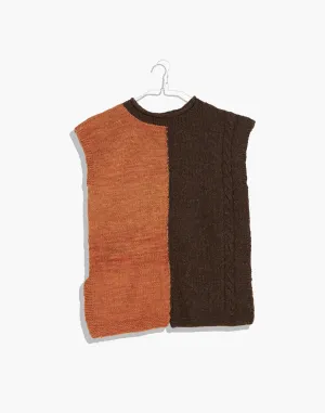 The Sleeveless Mocha Sweater