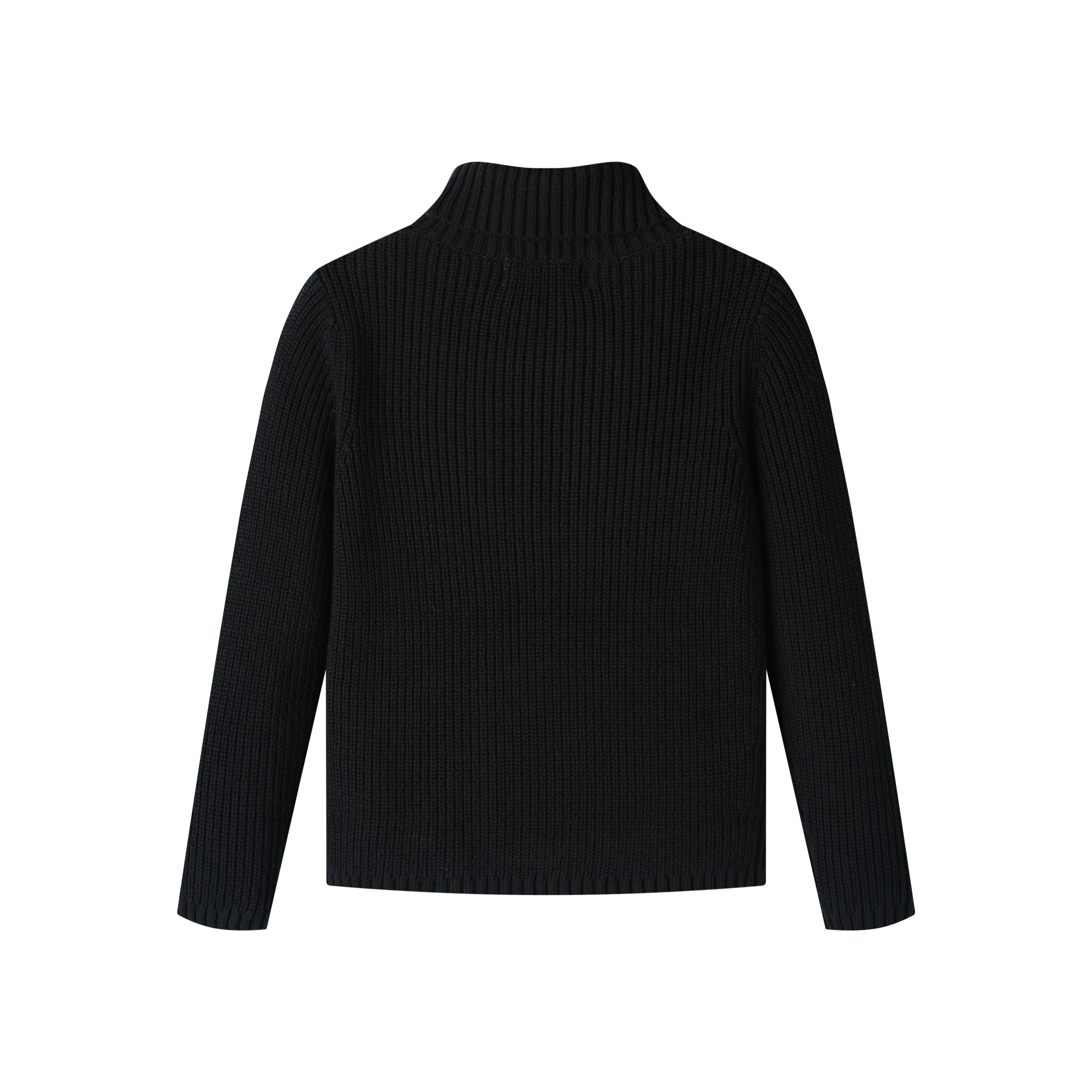 TURTLENECK SWEATER-BLACK