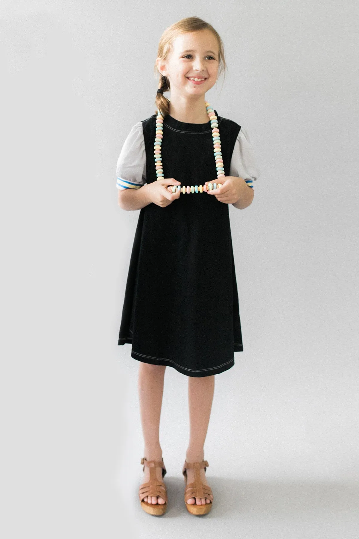 Vierra Rose Remy Girls Dress - Black